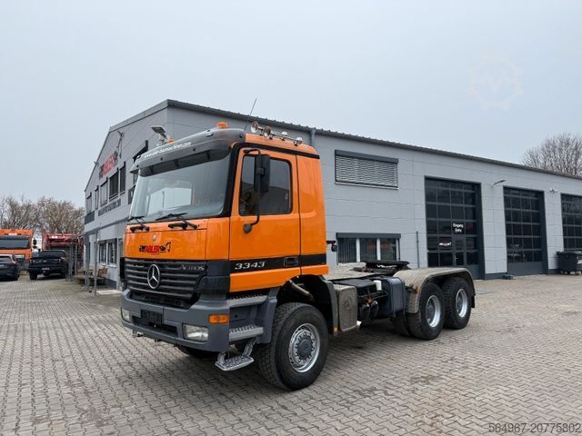 Standardowy ciągnik siodłowy MERCEDES-BENZ 3343 Actros MP1 6x6 Klima Nebenantrieb Allrad