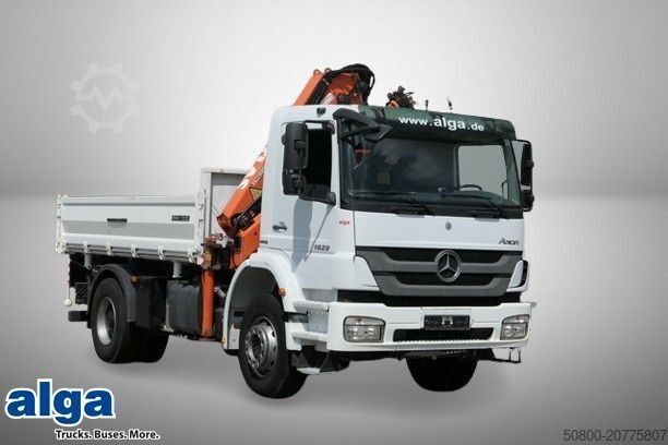 Kipper kamion MERCEDES-BENZ 1829 K Axor, Atlas 116.3-A2L, AHK, Greifer,Klima