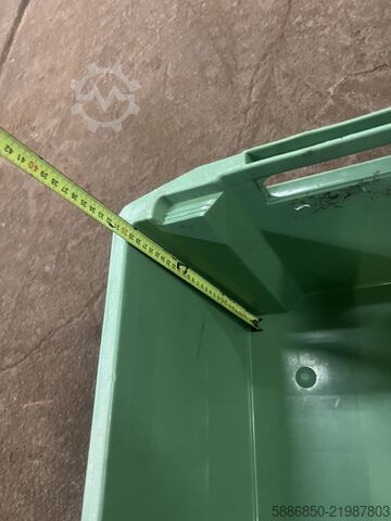 Strong plastic crates, boxes.  