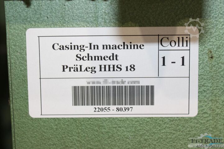 ケーシング・イン・マシン Schmedt PräLeg