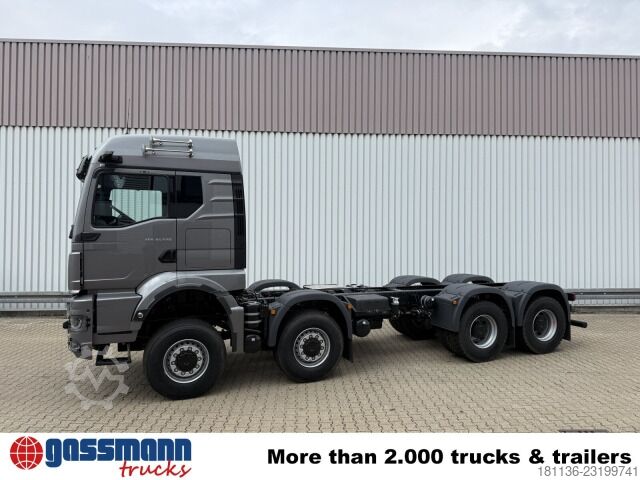 שלדת משאית MAN TGS 41.520 8x8 BB CH, Hohe Bauart, 6-Sitzer,