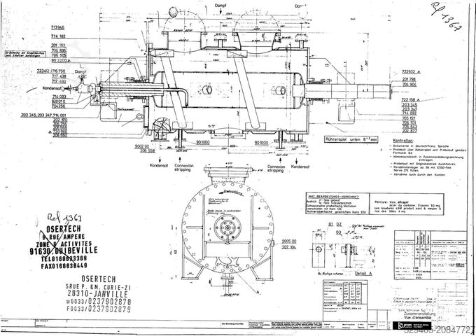 Buss C-102 – Vacuum paddle dryer Buss C-102