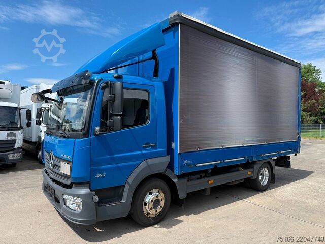 Camion bâché MERCEDES-BENZ ATEGO 821 L Pritsche 5,10 m*Luft HA*Klima*E 6D