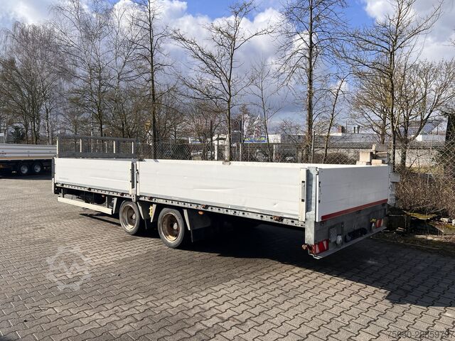 Remorcă deschisă Humbaur HBTZ 137224  14,4 t Tandem- Pritschenanhänger- Tieflader