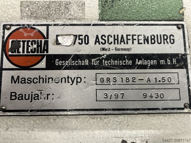 Sānu dzirnavas GETECHA GRS 182-A1.50