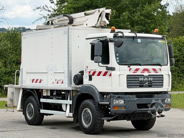 منصة عمل مركبة على شاحنة MAN TGM 13.240* Hubarbeitsbühne *COMILEV EN 170 TPC