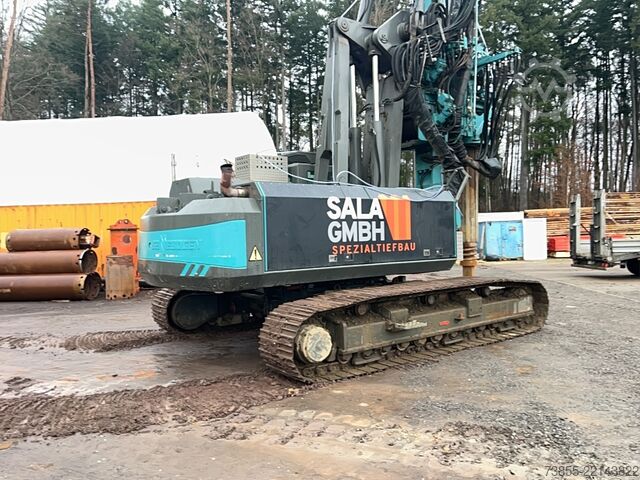 бурова установка Delmag RH 18 on Sennebogen SR 25T