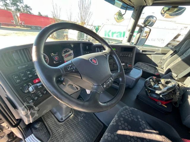 Camión de plataforma SCANIA G 410 6x2 Pritsche Heckkran Palfinger PK 27002