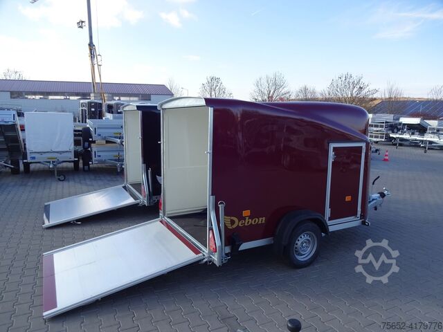 נגרר לאופנוע Cheval Liberté Debon Cargo farbig 1300 Seitentür