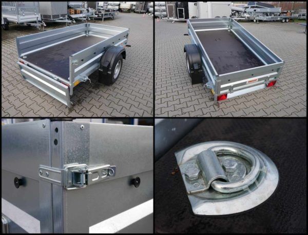 कार ट्रेलर Neptun Rustik 1300kg 2,36x1,29x0,40m GN132