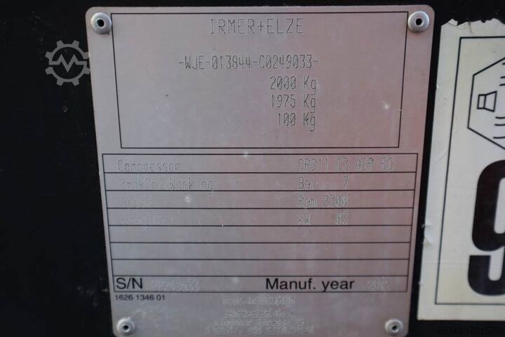 Kompresor Irmer+Elze UND EL CPS11 C3 AIP EC Valid inspection, *Guarante