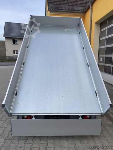Dreiseitenkipper Anhänger Saris K3 356 184 3500 Tandem 3-Seiten Kipper