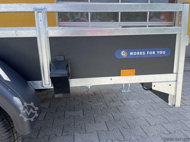 Remolque de turismos Saris Holzanhänger Tieflader CW 255 133 1350 1
