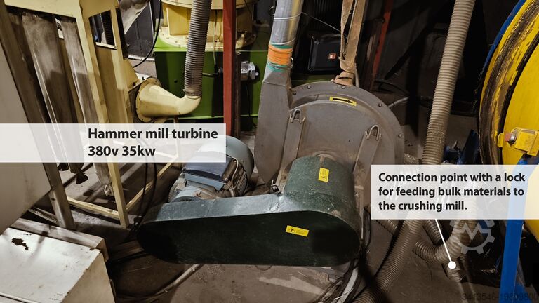 Production Global Machinery; HOPE; High capacity granulator plan 3T/H