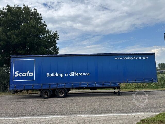Semi low loader Meert Semi Curtainside / SAF / Double Tires