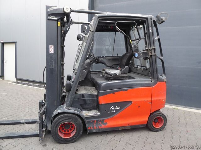 Elektriskais 4 riteņu iekrāvējs Linde E35HL-01