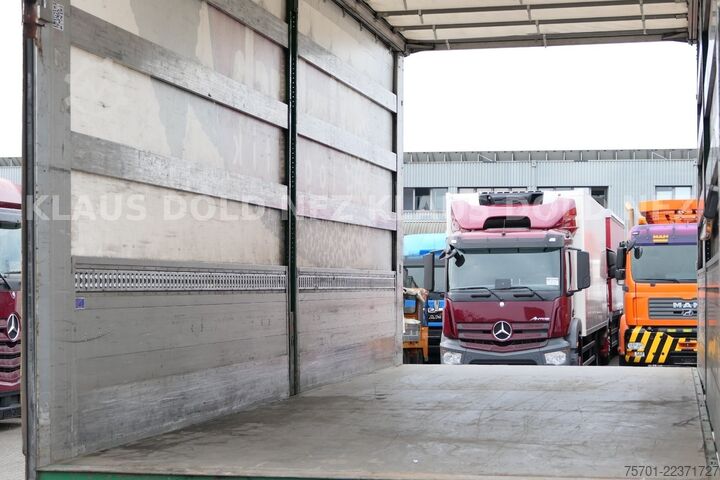 Reboque aberto com lona  Galliker ST 2A Durchladesystem Bordwände LBW