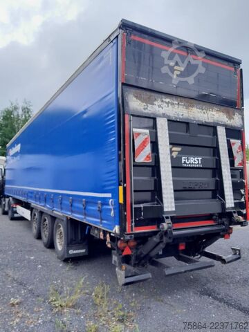 Semiremorcă deschisă cu prelată KRONE SD , Ladebordwand