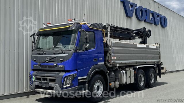 Tipper with crane Volvo FMX