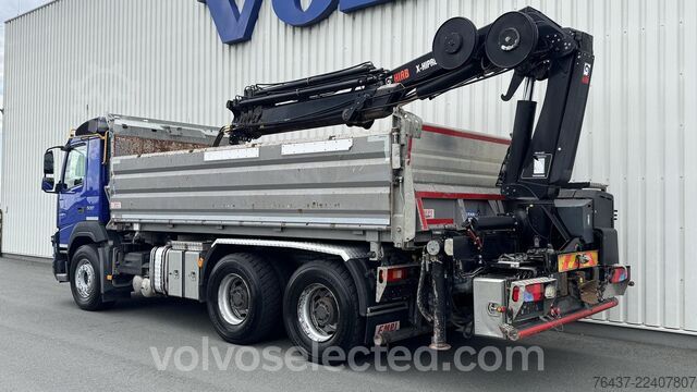 Tipper with crane Volvo FMX