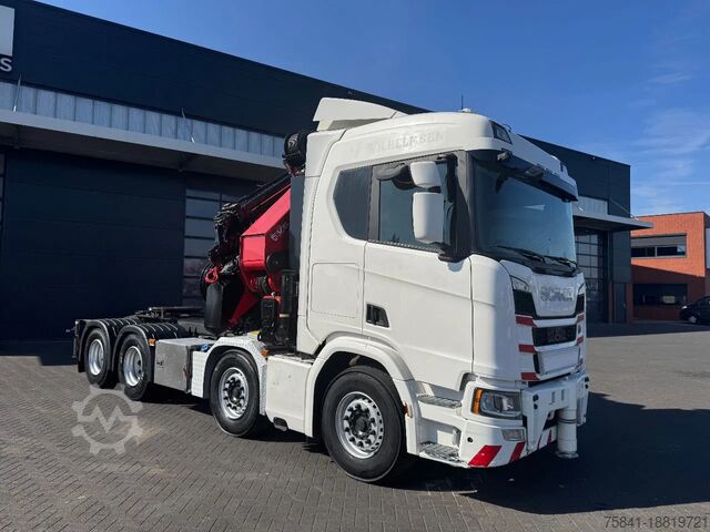 Scania R 500 8x2NB HMF 9520-K7 + JIB FJ 2200-6 Scania R 500 8x2NB HMF 9520-K7 + JIB FJ 2200-6