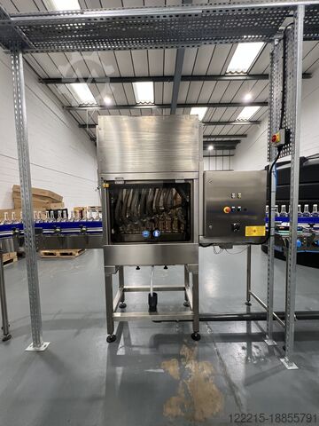 CIMEC، خط تعبئة Hermis Tribloc 9/8/1 EAGLE C VA DUAL للزجاجات الزجاجية أحادية الاستخدام (2023) CIMEC, Hermis Abfülllinie für Glasflaschen (Einweg)