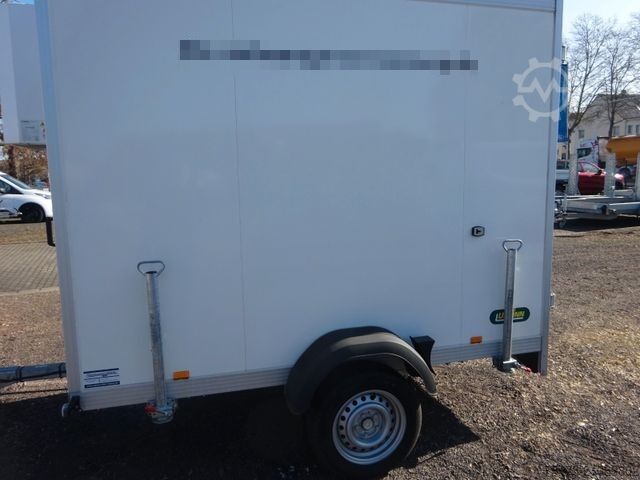 Šaldytuvas priekaba UNSINN FZ-TECHNIK 1,3 to 1-Achs Getränke-Kühlkofferanhänger Typ C6