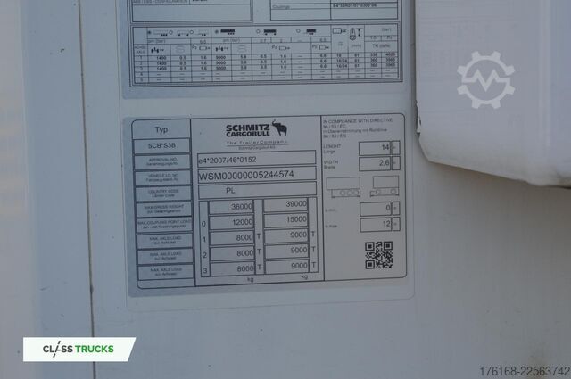 Reefer semitrailer SCHMITZ CARGOBULL SKO Double Deck FP 60 SLXi 300