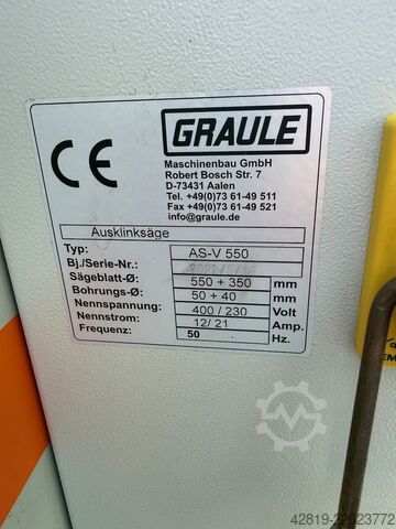 মিটার করাত Graule AS-V 550
