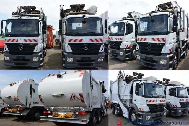 د کثافاتو لارۍ Mercedes-Benz Axor 2529 Faun Überkopf Frontlader 25 m³ 1.Hand
