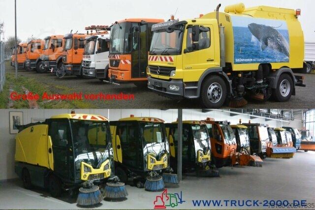 Barredora de calzadas Schmidt Johnston Bucher Sweeper CX 201 Kehren + Sprühen Klima