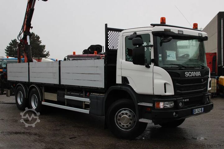 Camion cu macara Scania P410 + atlas 190 4x hydrolic + 6x4  remote + EU...