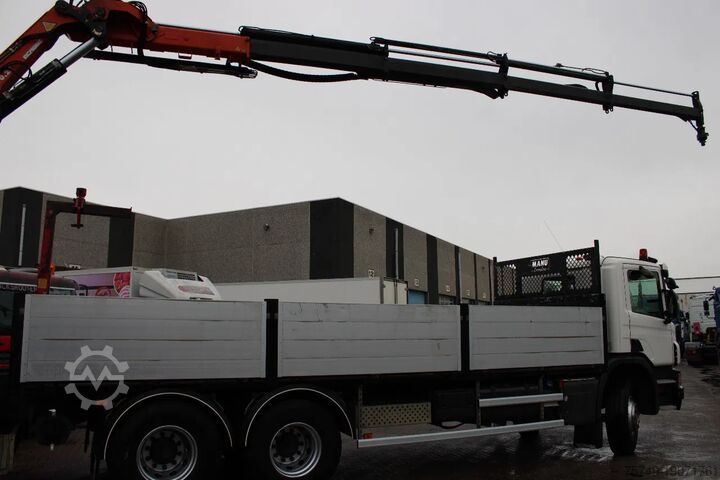 Camion cu macara Scania P410 + atlas 190 4x hydrolic + 6x4  remote + EU...