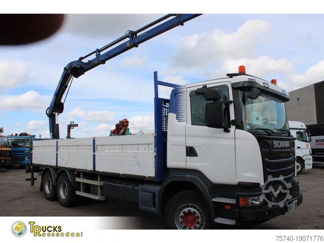 Trak kren Scania G440 hiab 166-4 hipro + 6x4 + manual