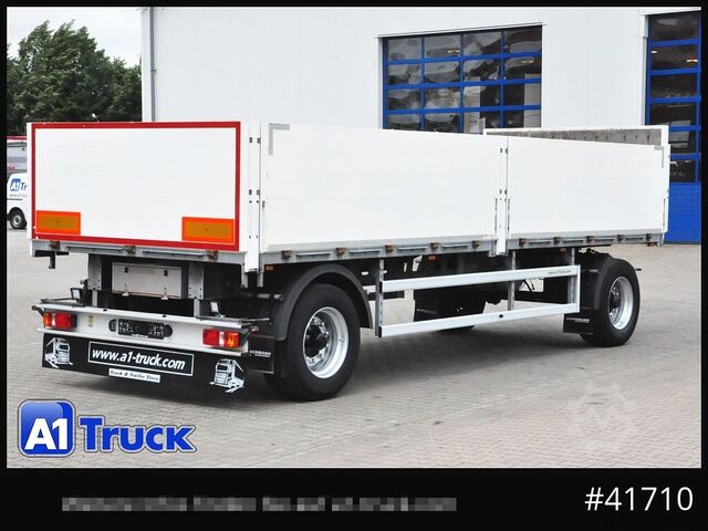 Otvorena prikolica ACKERMANN Baustoff, verzinkt, L 7,2m, Top Zustand
