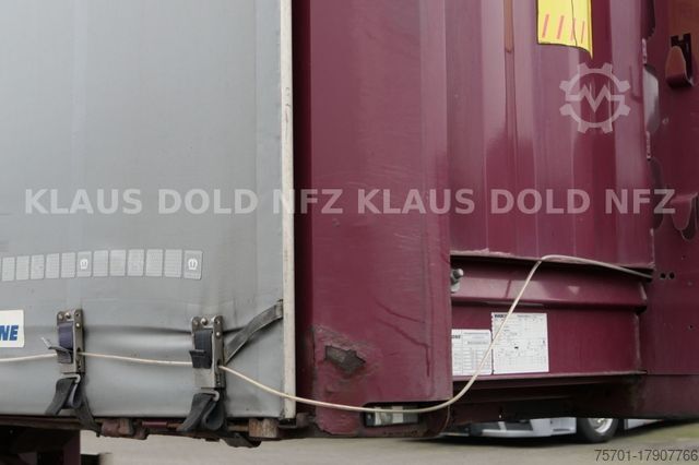 Otvaranje semitrailera sa ceradom KRONE Pritsche Plane XL MegaLiner BWP Edscha Bordwände