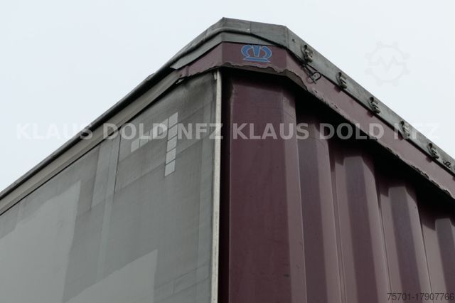 Otvaranje semitrailera sa ceradom KRONE Pritsche Plane XL MegaLiner BWP Edscha Bordwände
