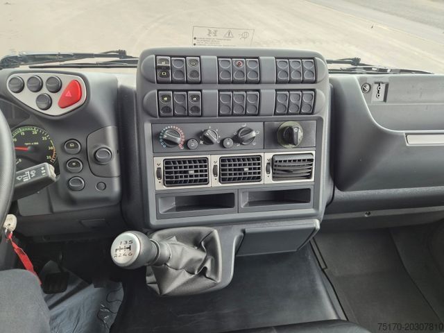 Flatbed truck IVECO Eurocargo ML100E22WM-BW 4x4 Pritsche L-Haus Bett