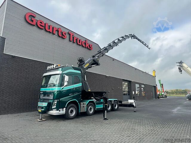 크레인 트럭 Volvo FH 16.650 8X4 TREKKER MET PALFINGER PK 165002 G...