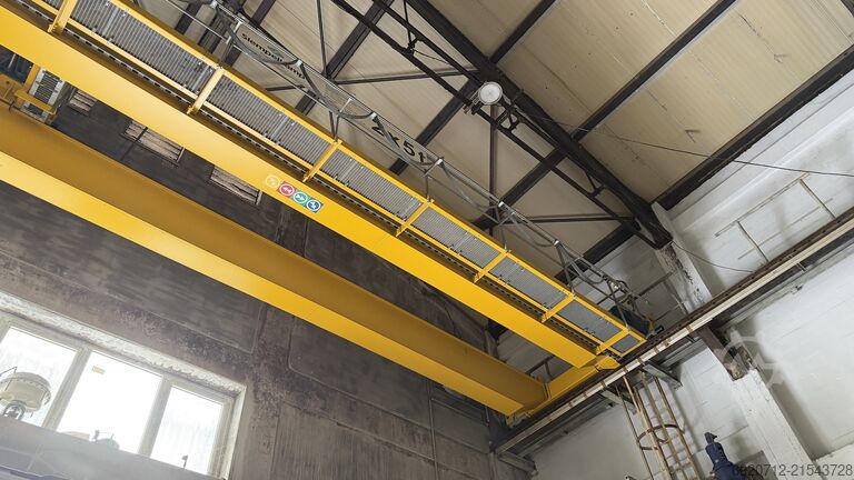 16.700 mm x 2x5 tonn Demag Overhead crane