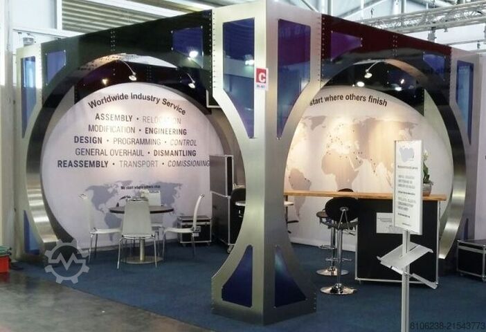 Stand de feria de acero inoxidable IMW - Wolfgang Müller MesseStand