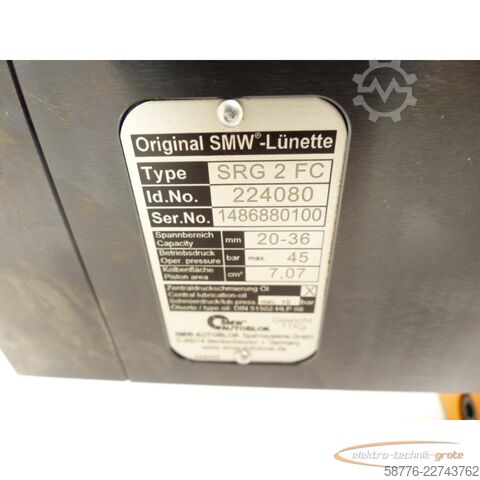 Komponente  SMW Autoblok SRG 2 FC Schleiflünette ID 224080 SN 1486880100
