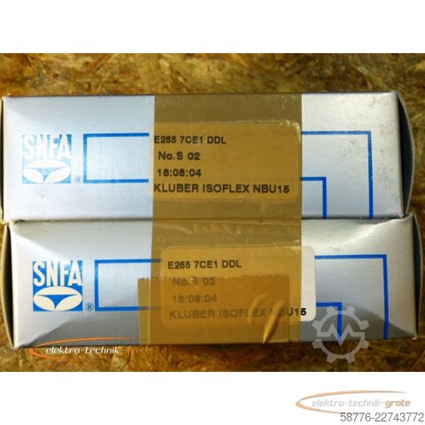 अवयव SNFA E265 7CE1 DDL Präzisions-Schrägkugellager (1 Paar)   - ! -