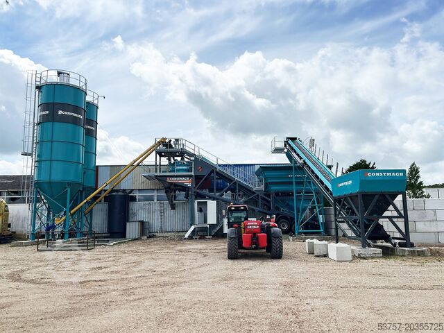 Impianto di betonaggio / impianto di calcestruzzo CONSTMACH Mobile Concrete Batching Plant 60 m3/h Mobile Concrete Batching Plant