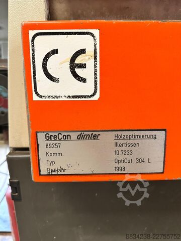 การเพิ่มประสิทธิภาพสายตัดขวาง Weinig Opticut Dimter 304 L
