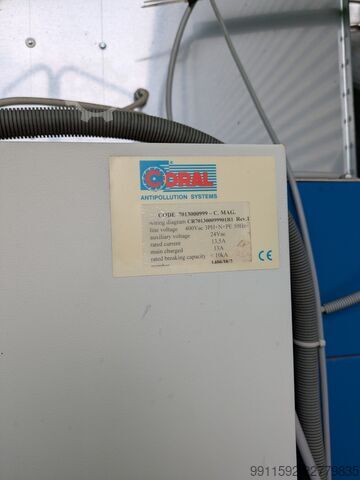 Svejsrøgudsugning CORAL S.p.A., Volpiano (TO), Italien IperJet DF9 (Patronenfilter, Down-Flow)