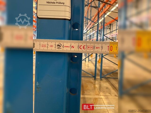 Rak tugas berat Rak industri Rak industri ca. 100 lfm Stow Palettenregale H:700cm 3200 kg Fachlast Boden +3 , Hochregale