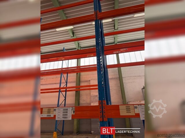 Rak industri berat ca. 33,3 lfm Stow Palettenregale H:700cm 3200 kg Fachlast Boden +3 , Hochregale