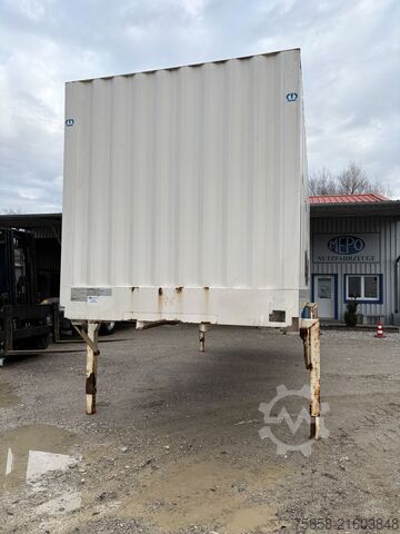 Carroçaria amovível com estrutura em caixa Krone BDF Stahl Wechselkoffer Türen