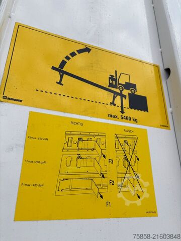 Carroçaria amovível com estrutura em caixa Krone BDF Stahl Wechselkoffer Türen